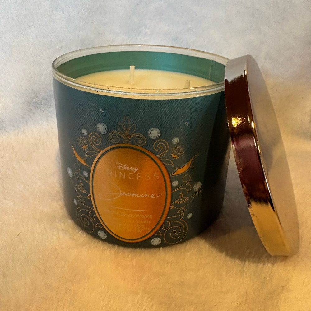 Disney Princess Jasmine Candle - Teal and Gold